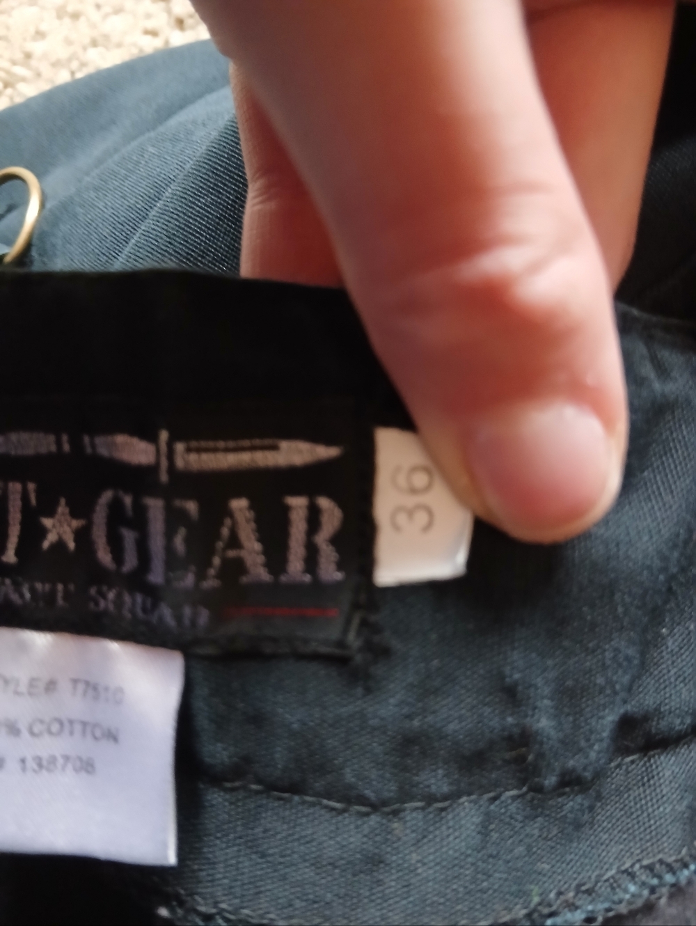 NWOT Tact Gear Men's Black Tactical Cargo Pants - Picture 13 of 13